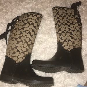 Coach rainboots